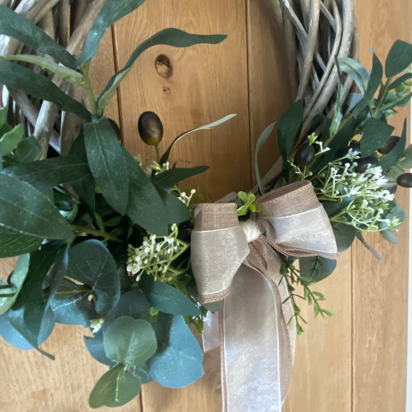 Spring Greenery Wreath Indoor and Outdoor Use
