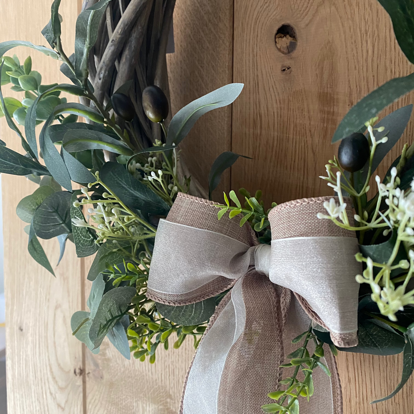 Spring Greenery Wreath Indoor and Outdoor Use