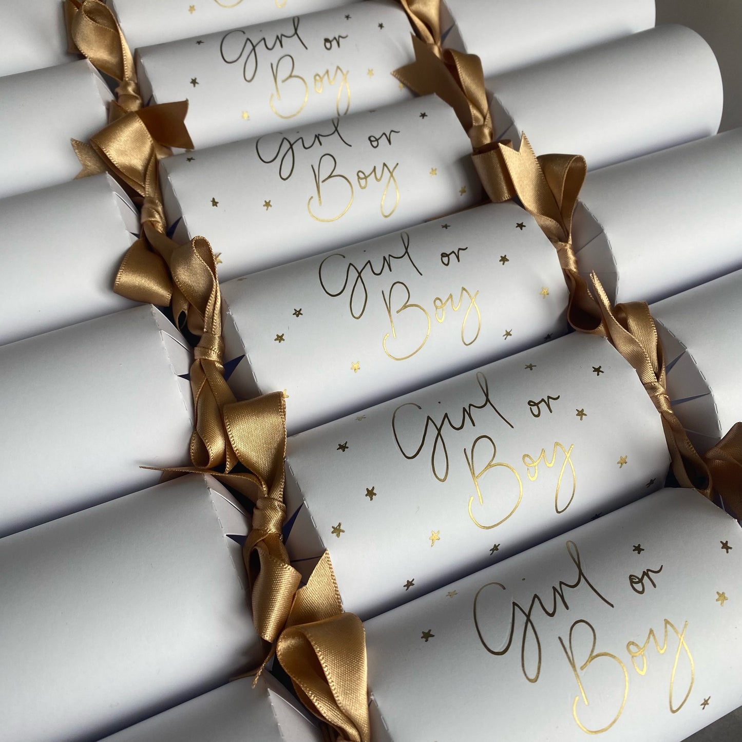 Gender Reveal Crackers