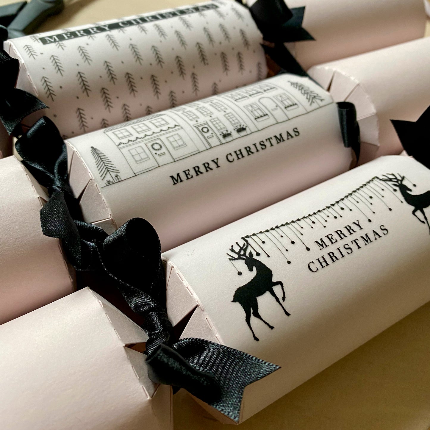 Hand Illustrated Family Christmas Cracker Kit