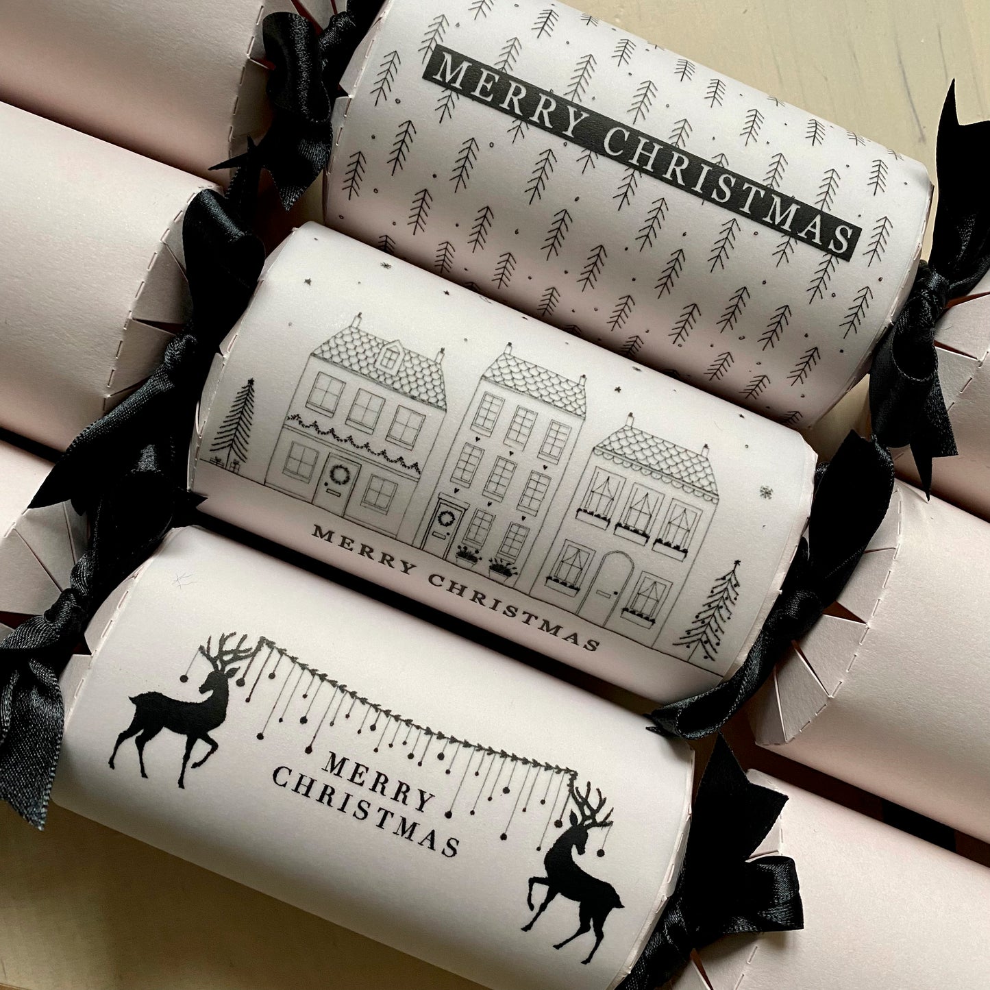 Hand Illustrated Family Christmas Cracker Kit