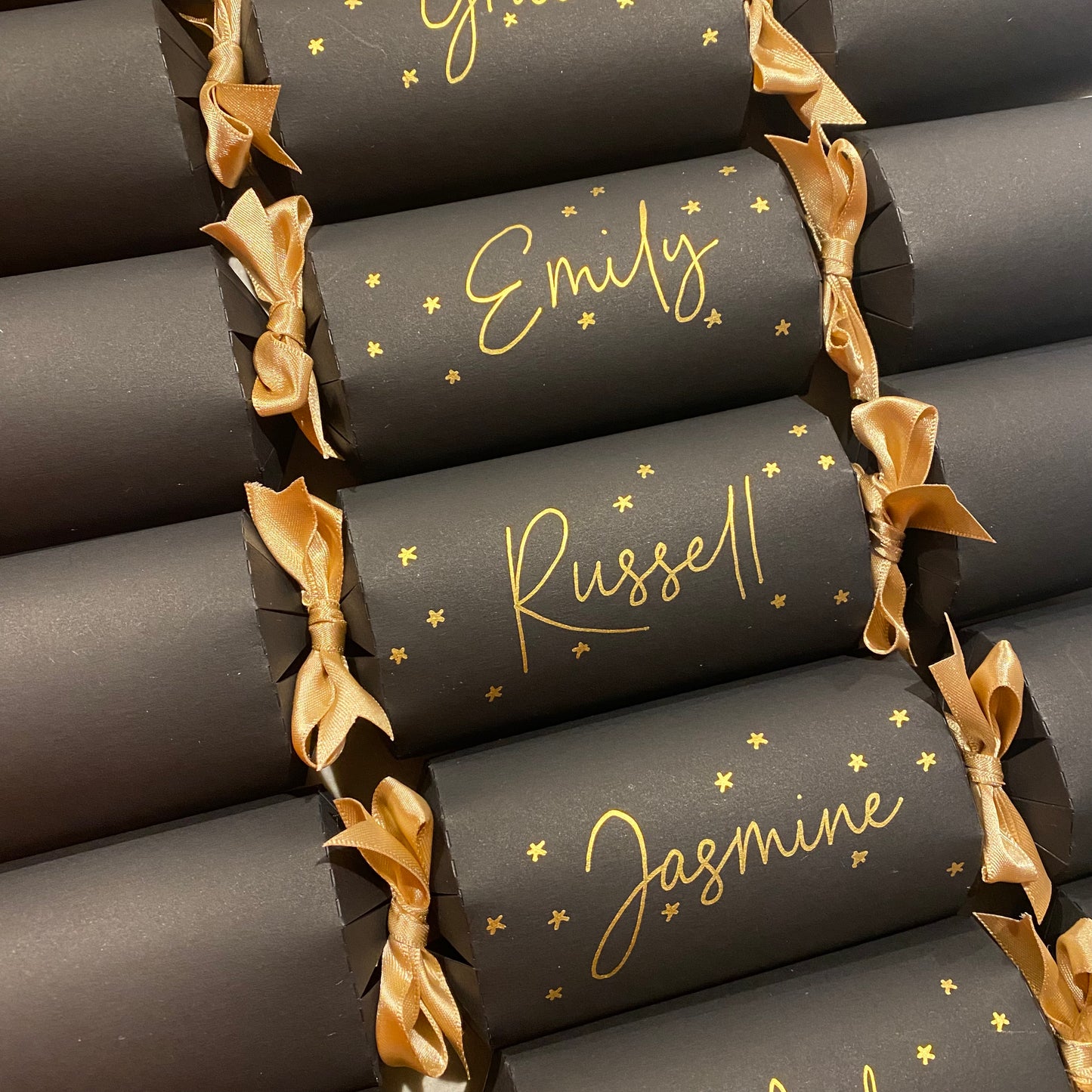 Personalised Christmas Crackers – Handwritten Scripted Luxury, Eco‑Friendly DIY Kit