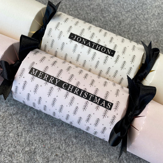 Personalised Christmas Crackers Kit Forest Design