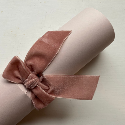 Personalised Crackers With Velvet Ribbons - Minimum Quantity 6