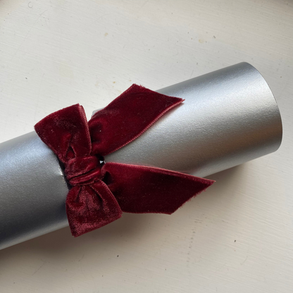 Personalised Crackers With Velvet Ribbons - Minimum Quantity 6
