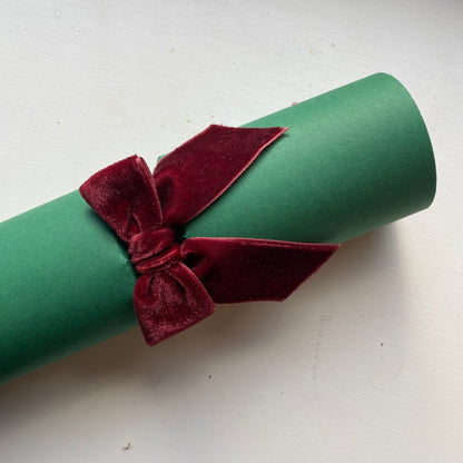 Personalised Crackers With Velvet Ribbons - Minimum Quantity 6