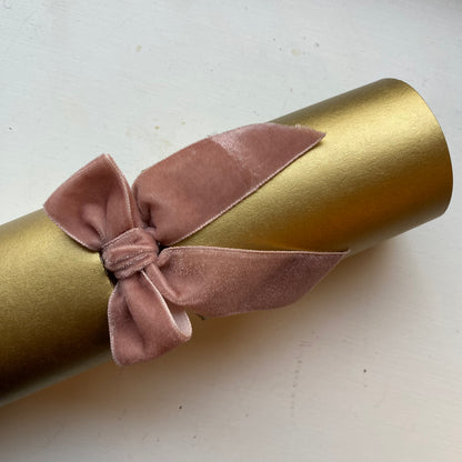 Personalised Crackers With Velvet Ribbons - Minimum Quantity 6