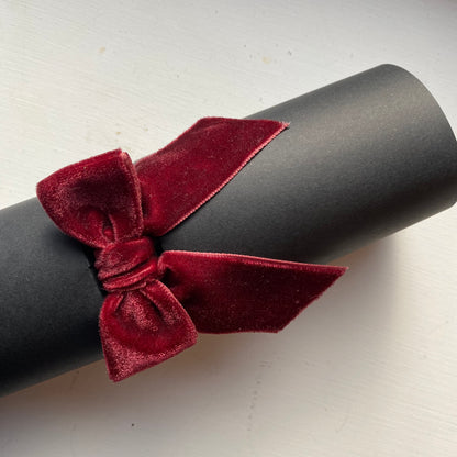 Personalised Crackers With Velvet Ribbons - Minimum Quantity 6
