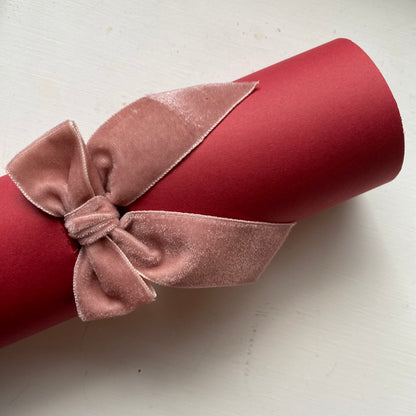Personalised Crackers With Velvet Ribbons - Minimum Quantity 6